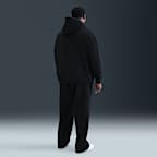 Nike Solo Swoosh-hættetrøje i fleece med fuld lynlås til mænd