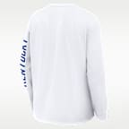 Playera de manga larga universitaria Nike para hombre Kentucky Legacy
