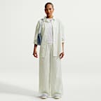 Nike Sportswear Chill Poplin Women's Oversized Woven Long-Sleeve Striped Top