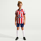 Atlético Madrid 2026/27 Stadium Home Older Kids' Nike Dri-FIT Football Replica Shirt