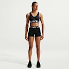 Brassière de sport rembourrée à maintien normal Nike Pro Indy Plunge pour femme