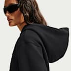 Nike Studio Fleece Medium Weight dameshoodie met rits over de hele lengte