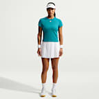 Haut de tennis à manches courtes Dri-FIT NikeCourt Advantage pour femme