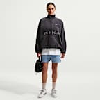 Shorts de tiro medio para mujer Nike Studio Fleece Medium Weight