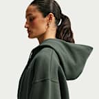 Nike Studio Fleece Medium Weight Women's Oversized Full-Zip Hoodie