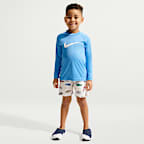 Nike Swim Little Kids' (Boys') Long Sleeve Top & Short Set