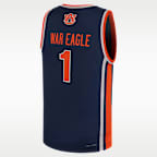 Auburn Big Kids' Nike Dri-FIT College Basketball Replica Jersey