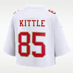 George Kittle San Francisco 49ers Women's Nike NFL Cropped Tundra Game Jersey