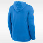 Los Angeles Chargers Sideline Men's Nike Dri-FIT NFL Long-Sleeve Hooded Top