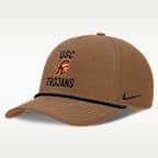 Gorra universitaria Nike ajustable para hombre USC 2026 Military Appreciation Rope Rise