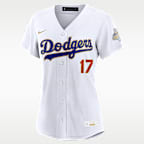 Shohei Ohtani Los Angeles Dodgers 2025 World Series Champion Gold Series Women's Nike MLB Stadium Jersey