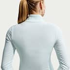 Nike Sportswear Chill Knit Sıkı Kesimli Çeyrek Fermuarlı Uzun Kollu Fitilli Kadın Üstü