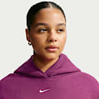 Sudadera con gorro sin cierre oversized para mujer Nike Studio Fleece Medium Weight