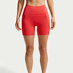 ナイキ ユニバーサ ウィメンズ ハイウエスト 13cm バイカーショートパンツ フロントシームなし