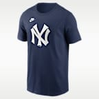 Playera Nike de la MLB para hombre New York Yankees Cooperstown Logo