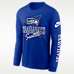 Playera de manga larga Nike de la NFL para hombre Seattle Seahawks Rewind