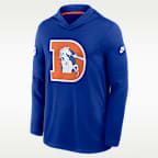 Denver Broncos Alt Men's Nike Dri-FIT NFL Long-Sleeve Hooded Top