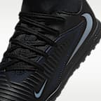 Tacos de fútbol para pasto sintético (turf) para niños grandes Nike Jr. Phantom 6 High Club