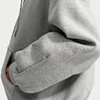 Sudadera con gorro plisada oversized de cierre completo para mujer Nike Studio Fleece Heavyweight