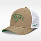 Oregon Primetime Arched Men's Nike Dri-FIT College Trucker Adjustable Hat