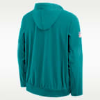 Miami Dolphins Alt Anorak Men's Nike NFL 1/2-Zip Hooded Jacket