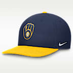 Milwaukee Brewers Pro Men's Nike Dri-FIT MLB Adjustable Hat
