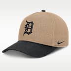 Gorra de rejilla Nike de la MLB ajustable y con estructura A-Frame para hombre Detroit Tigers Rise