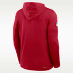 Playera de manga larga con gorro Nike Dri-FIT NFL para hombre San Francisco 49ers Sideline