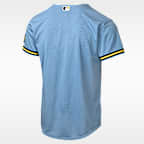 Jersey Nike de la MLB Stadium para niños talla grande Milwaukee Brewers