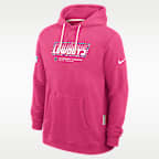 Dallas Cowboys Crucial Catch Sideline Standard Issue Men's Nike Dri-FIT NFL Pullover Hoodie