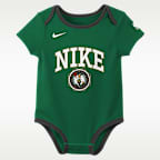 Boston Celtics Just Do It Baby Nike Basketball Bodysuit Set (2-Pack)