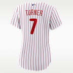 MLB Philadelphia Phillies (Trea Turner) Women's Replica Baseball Jersey