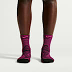 Nike Run tynne Micro-Crew løpesokker (1 par)