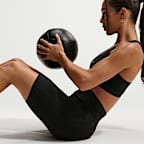 Nike Universa Women's High-Waisted 20.5cm (approx.) Biker Shorts with No Front Seam