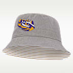Gorro tipo pescador universitario Nike para hombre LSU Primetime Apex