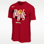 Playera de básquetbol Nike de la NBA para hombre Atlanta Hawks