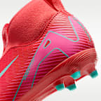 Nike Jr. Mercurial Superfly 10 Academy 小/大童多種場地高筒足球釘鞋