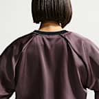 나이키 스포츠웨어 여성 오버사이즈 새틴 탑