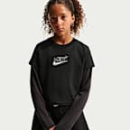 Nike Sportswear Older Kids' (Girls') Cropped T-Shirt