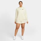 Sudadera con capucha sin cierre de tejido Fleece para mujer Nike Sportswear Essential (talla grande)
