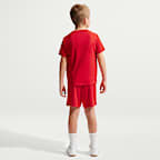 Conjunto de jersey y shorts Dri-FIT para niños talla pequeña Nike Sportswear Goal Mode