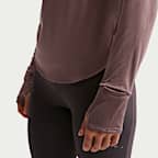 Playera de correr de manga larga de cuello redondo Dri-FIT UV para mujer Nike Swift