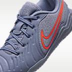 Nike Jr. Tiempo Legend 10 Club 小/大童體育館/路面低筒足球鞋