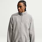 Haut en Fleece à 1/4 de zip Nike Solo Swoosh pour homme