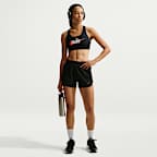 Bra deportivo con almohadilla de media sujeción para mujer Nike Swoosh