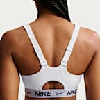 Brassière de sport rembourrée à maintien supérieur avec zip avant Nike Indy pour femme