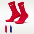 Nike Everyday Cushioned Training Crew Socks (3 Pairs)