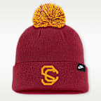 Gorro con dobladillo universitario Nike para hombre USC Peak