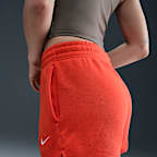 Shorts de tiro medio de 10 cm para mujer Nike Sportswear Phoenix Fleece
