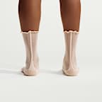 Calcetines de tobillo de entrenamiento para mujer Nike Sheer